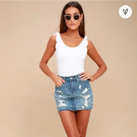 Lulus Pretty Pleased White Tie-Strap Bodysuit - Picture 1 of 7